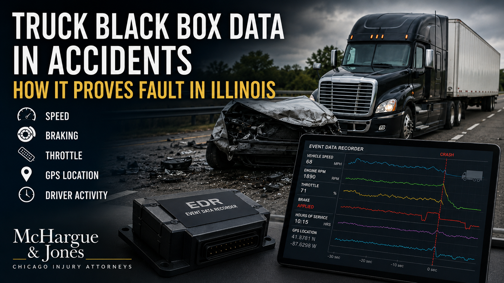 Truck Black Box Data in Illinois: How It Proves Fault