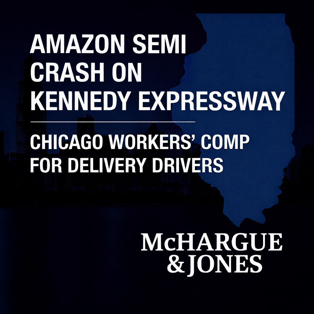 Amazon Semi Crash on Kennedy Expressway | Chicago Workers’ Comp for Delivery Drivers