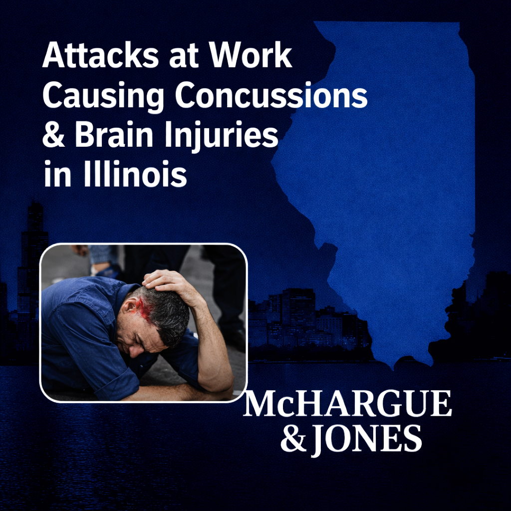 Attacks at Work Causing Concussions & Brain Injuries in Illinois