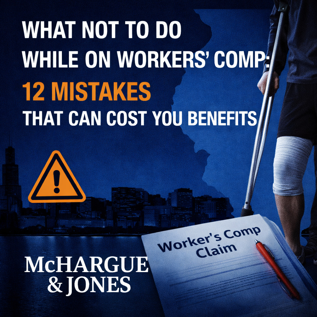 What Not to Do While on Workers’ Comp: 12 Mistakes That Can Cost You Benefits