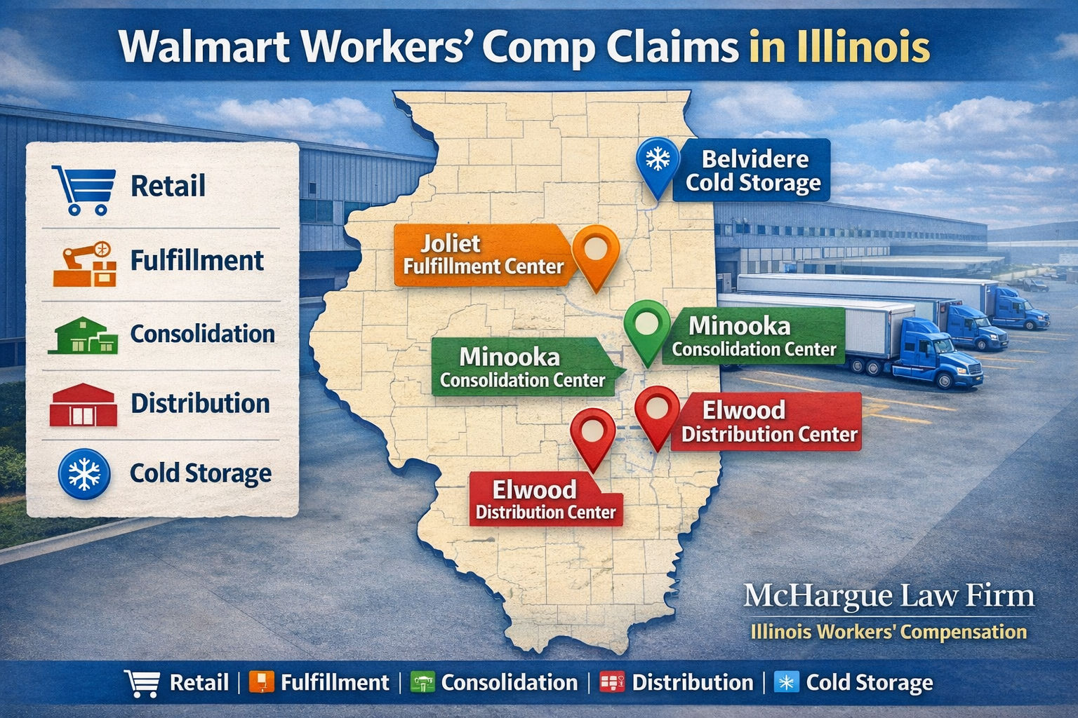 Walmart Workers’ Comp Claims in Illinois