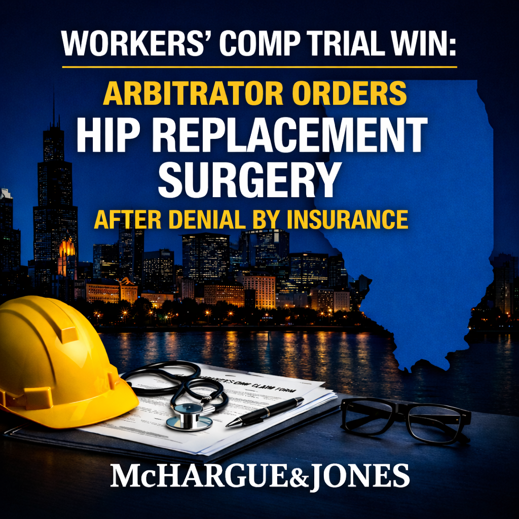 Workers' Comp Trial Win: Arbitrator Orders Hip Replacement Surgery After Denial by Insurance