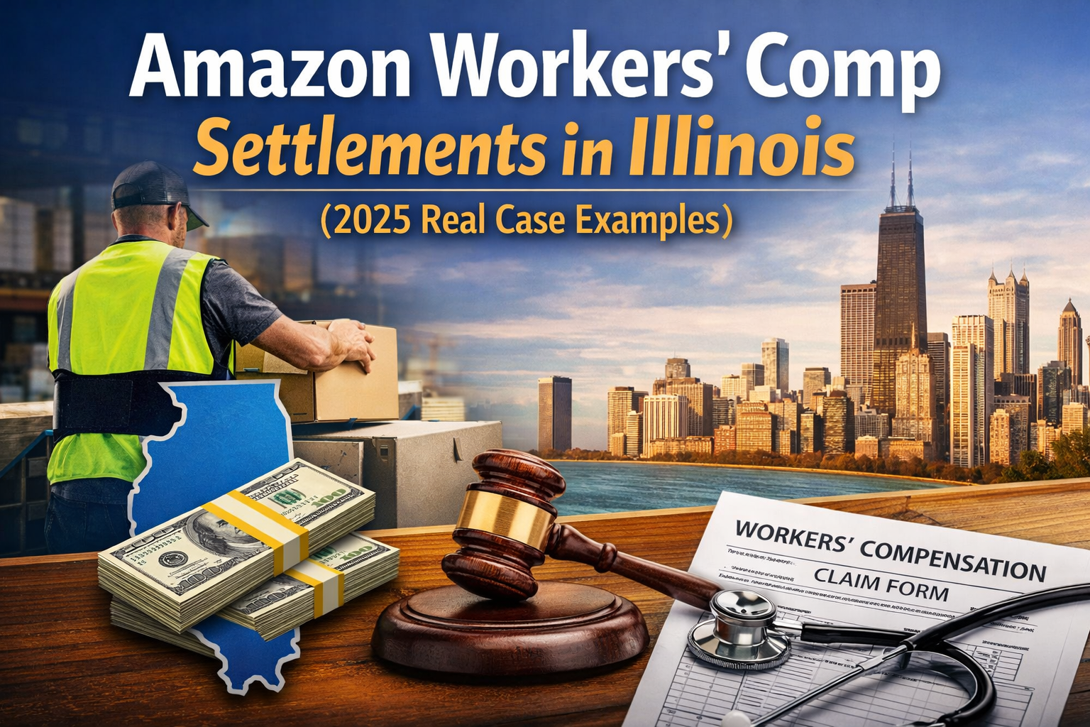 Amazon Workers’ Comp Settlements in Illinois (2025 Real Case Examples)