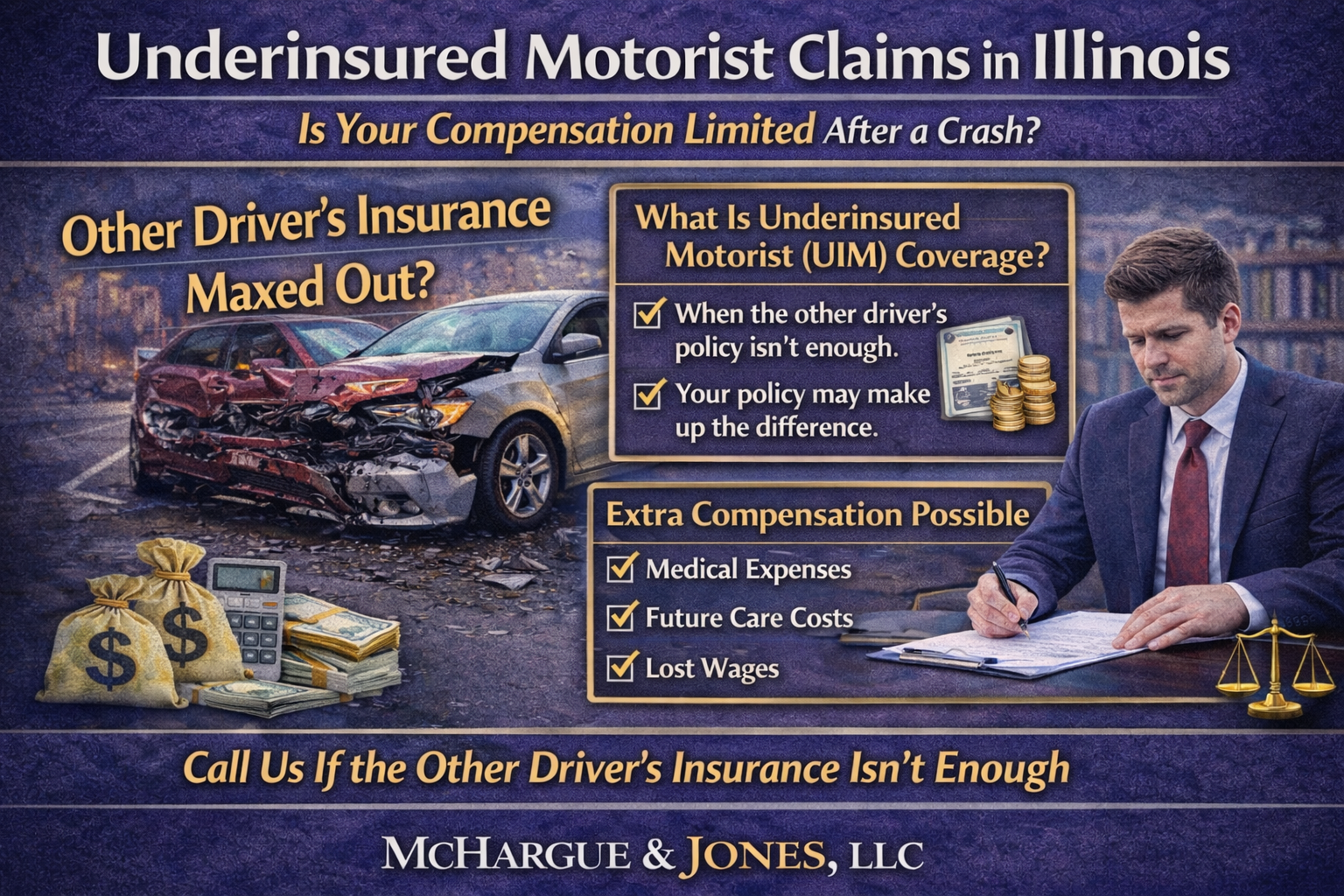 Underinsured Motorist Claims in Illinois: Can You Still Recover More Compensation?