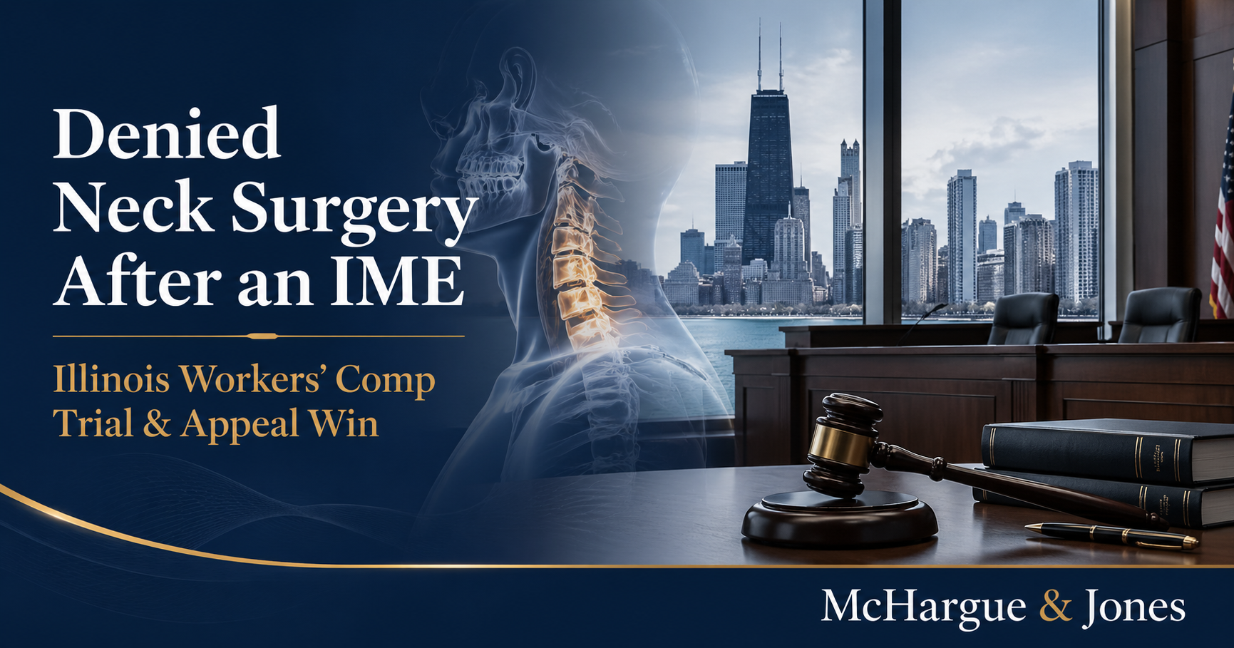 Denied Neck Surgery After an IME: Workers’ Comp Trial & Appeal Win