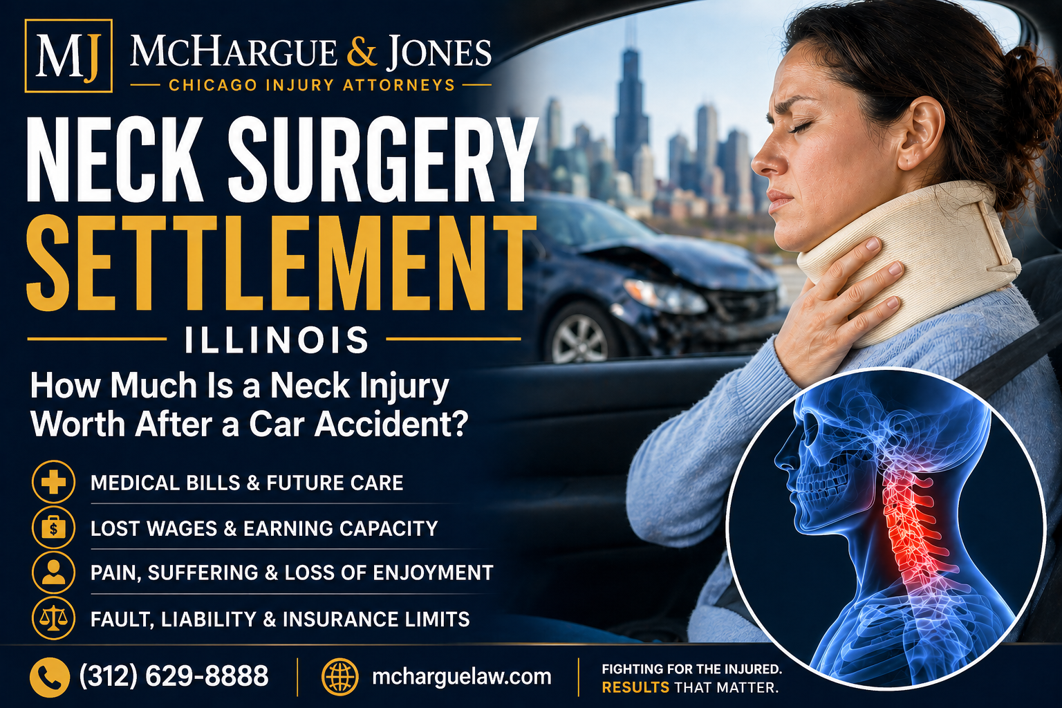 How Much Is a Neck Surgery Settlement Worth in Illinois?