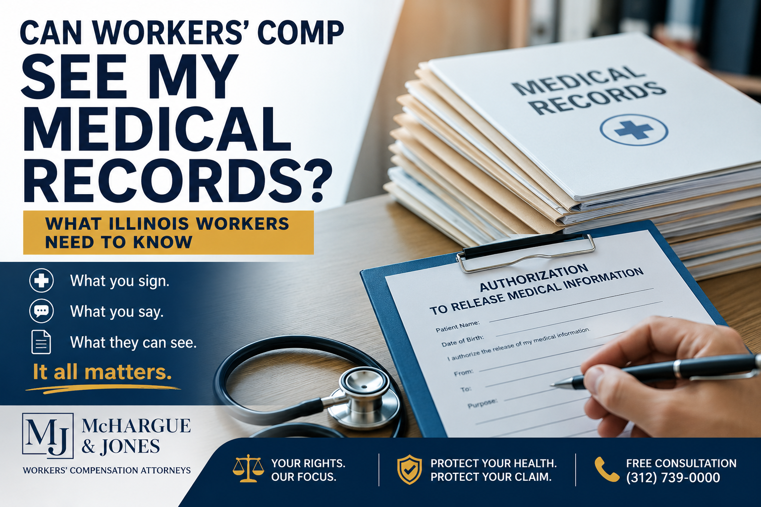 Can Workers’ Comp See My Medical Records in Illinois?