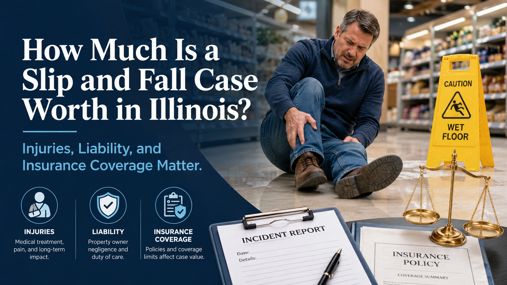 How Much Is a Slip and Fall Case Worth in Illinois?