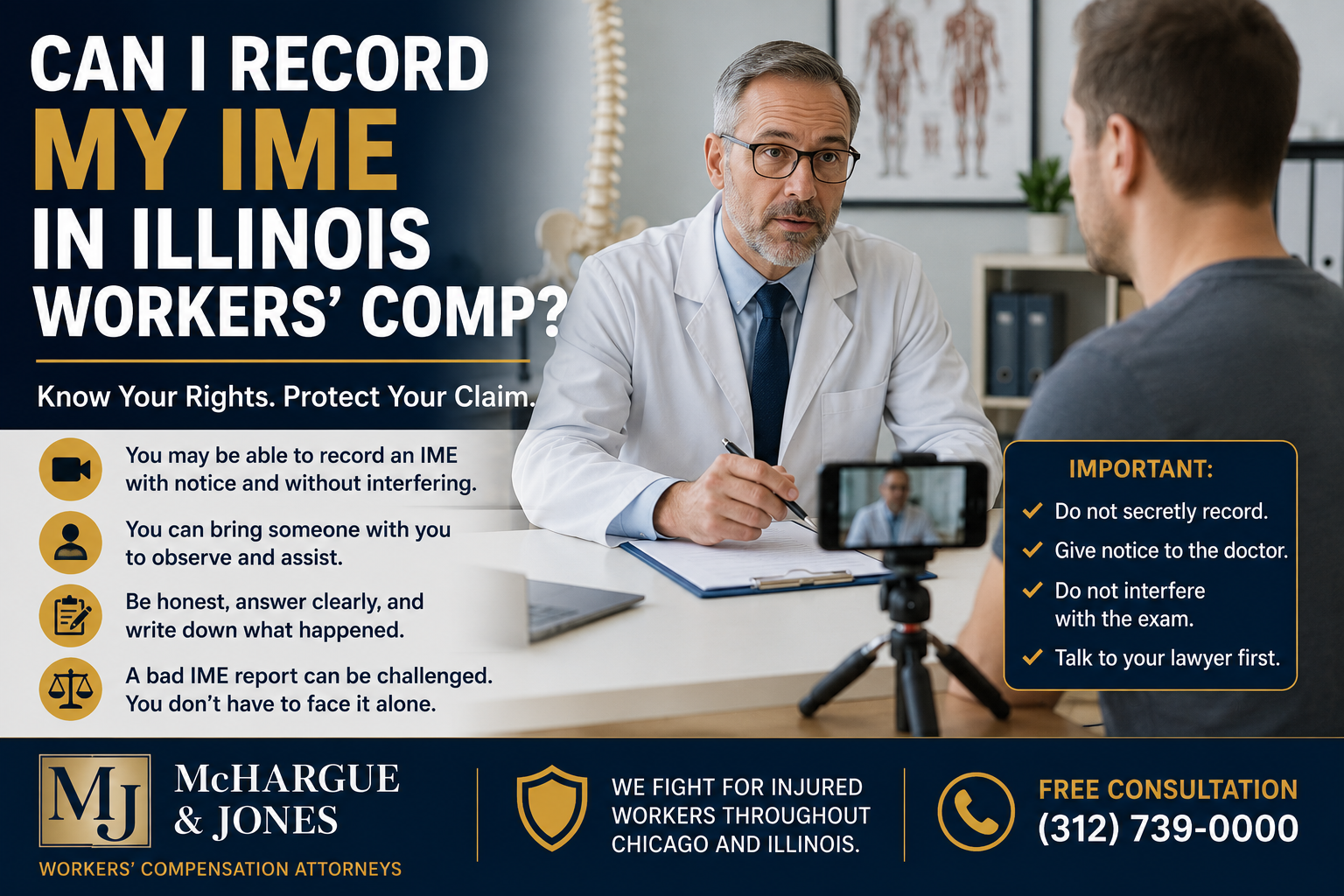 Can I Record My IME in Illinois Workers’ Comp?