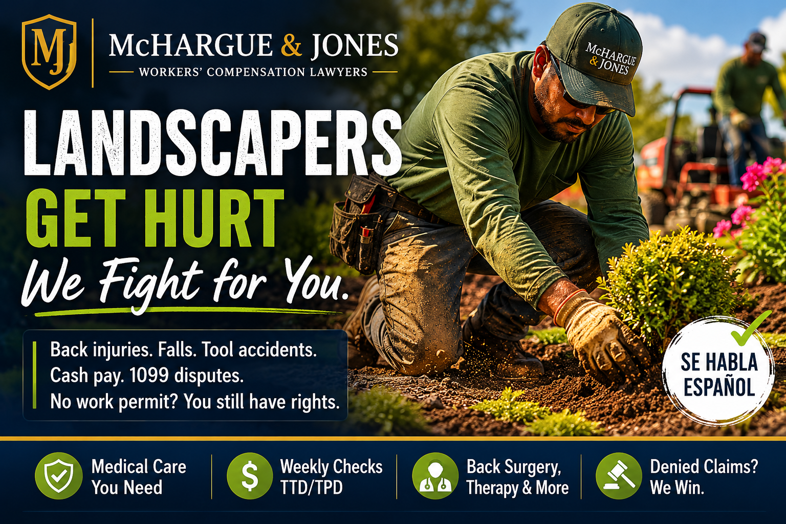 Illinois Workers’ Comp for Landscaping Injuries - Se Habla Espanol