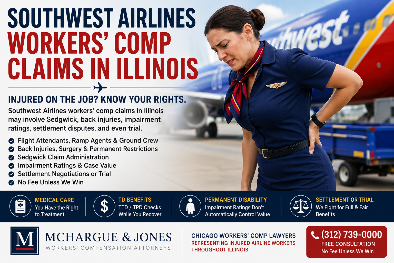 Southwest Airlines Workers’ Comp Claims in Illinois