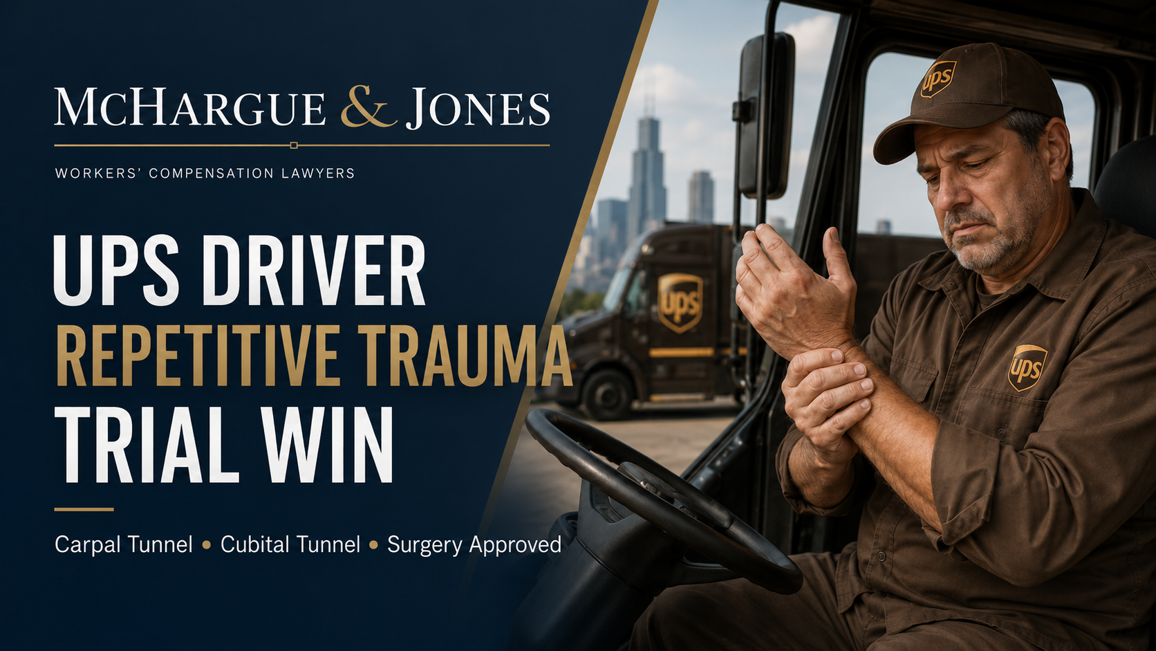 UPS Driver Carpal Tunnel Trial Win in Illinois Workers’ Comp
