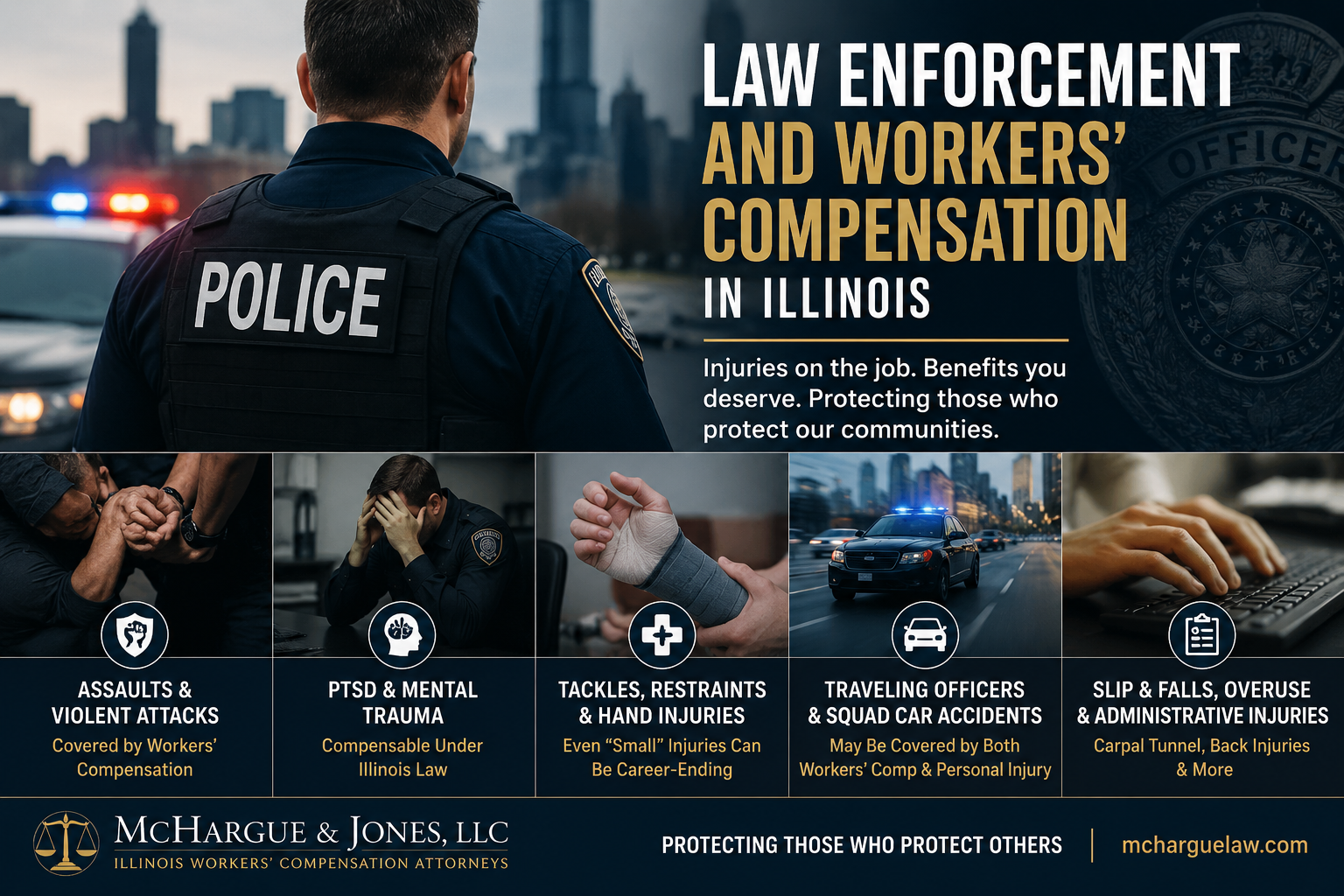 Illinois Workers’ Compensation for Police Officers, Sheriffs, and Law Enforcement Injuries